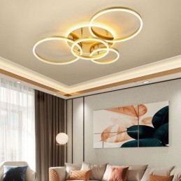 Designer Touch Decorative Halo Ring Flush Mount Modern Acrylic Ceiling Light