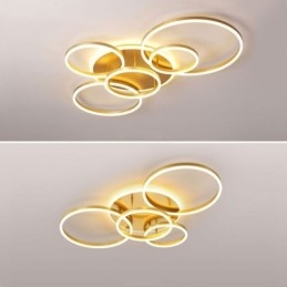 Designer Touch Decorative Halo Ring Flush Mount Modern Acrylic Ceiling Light