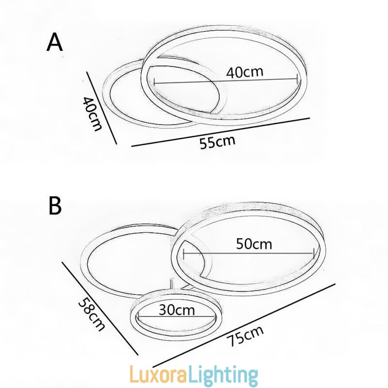 Designer Touch Decorative Modern Flush Mount Round Gold Ceiling Light