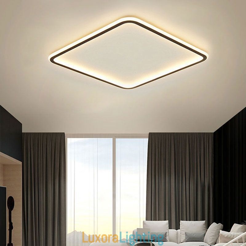 Designer Touch Decorative Modern Minimalist Flush Mount Ultra Thin Flush Mount Ceiling Light