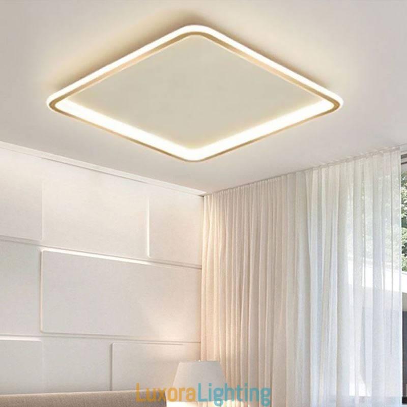 Designer Touch Decorative Modern Minimalist Flush Mount Ultra Thin Flush Mount Ceiling Light