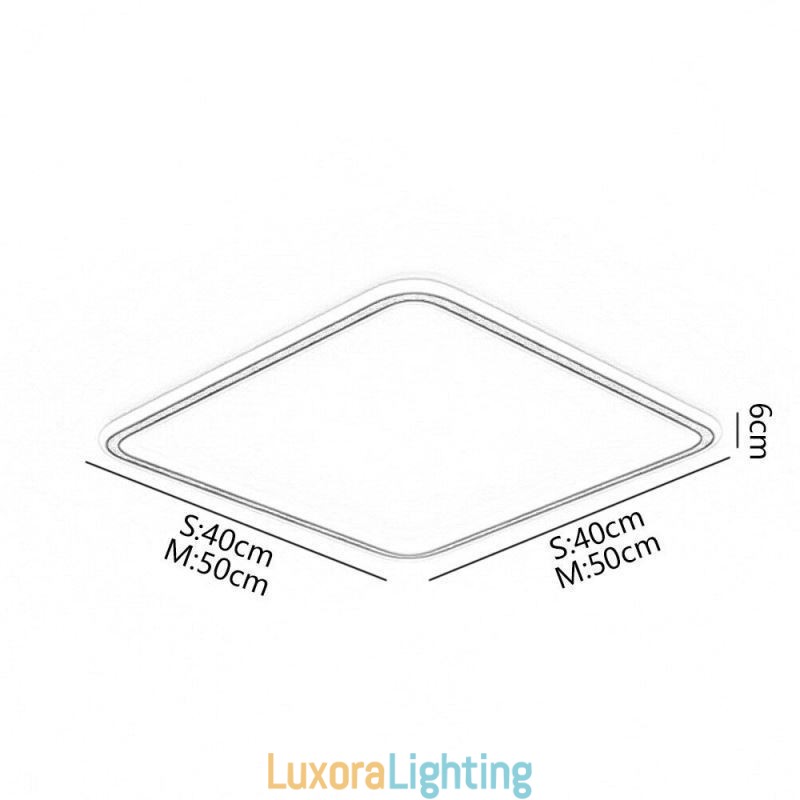 Designer Touch Decorative Modern Minimalist Flush Mount Ultra Thin Flush Mount Ceiling Light