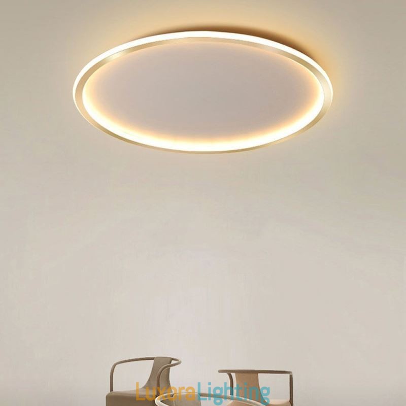 Designer Touch Decorative Flush Mount Minimalist Circular Ceiling Light