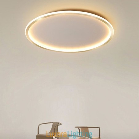 Designer Touch Decorative Flush Mount Minimalist Circular Ceiling Light