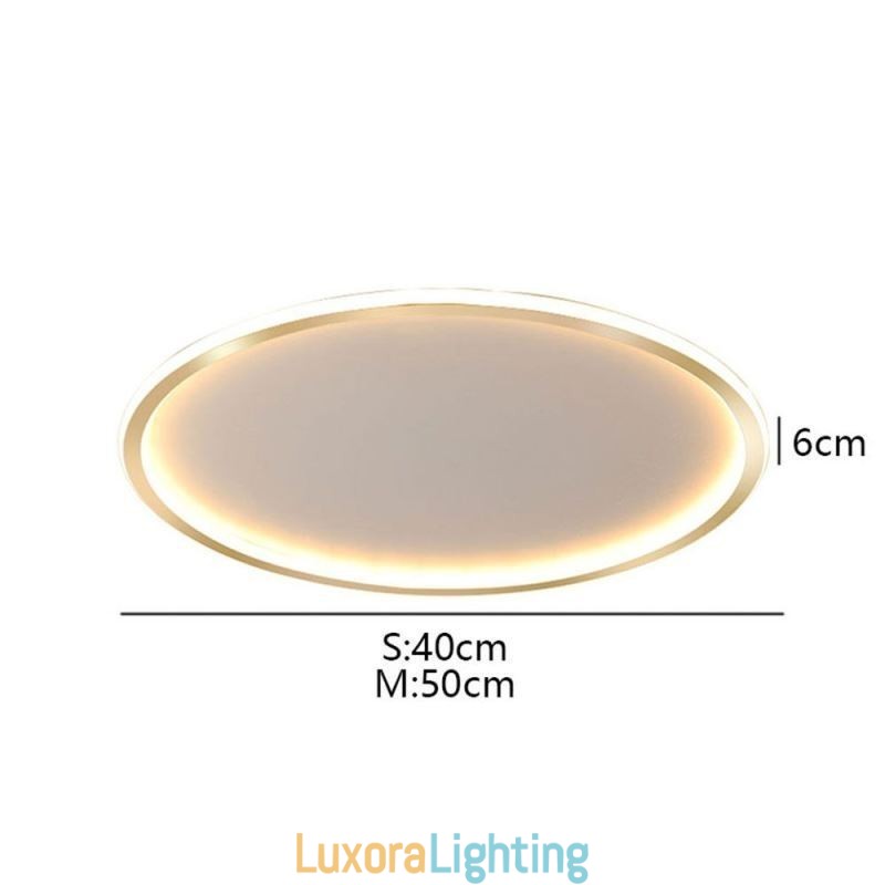 Designer Touch Decorative Flush Mount Minimalist Circular Ceiling Light