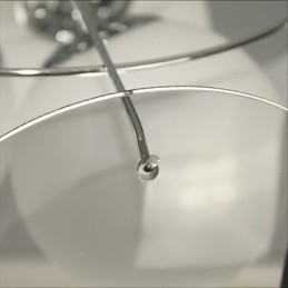 Designer Touch Decorative deals Milan Simple Fashion Style Chandelier Light Smoke Gray Glass Chandelier