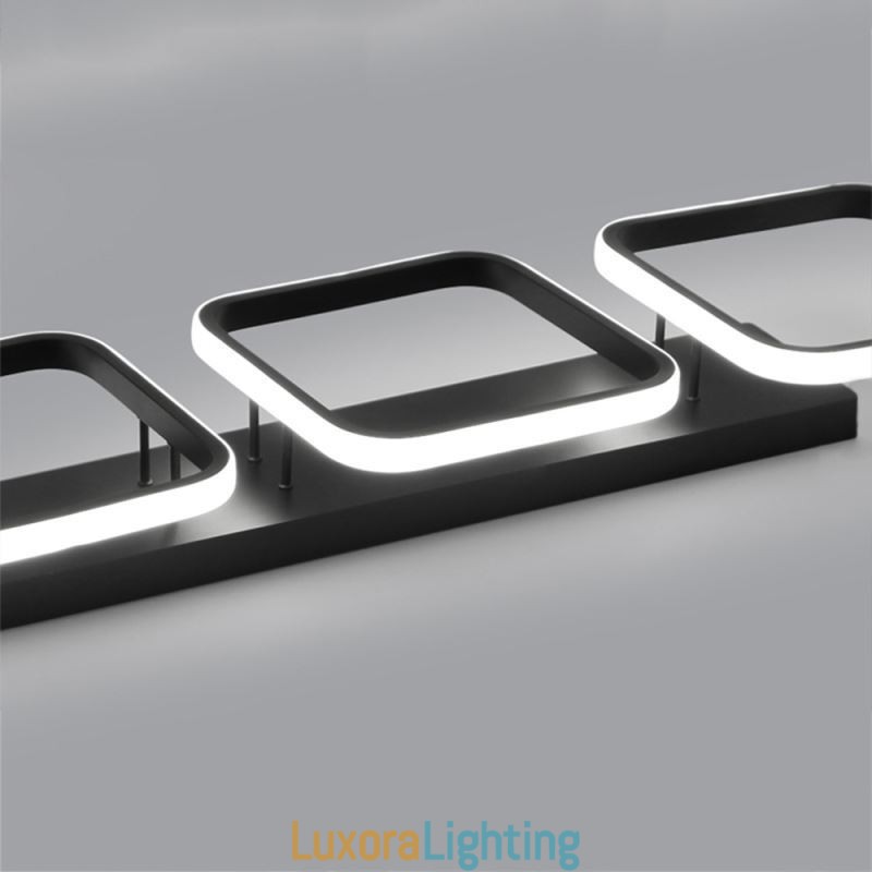 Designer Touch Decorative Modern Minimalist Flush Mount Acrylic Square Frame Ceiling Light