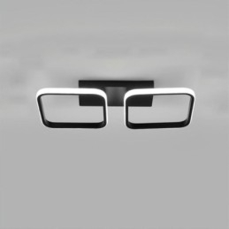 Designer Touch Decorative Modern Minimalist Flush Mount Acrylic Square Frame Ceiling Light