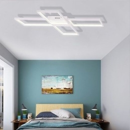 Designer Touch Decorative X Shaped Flush Mount Minimalist Acrylic Ceiling Light