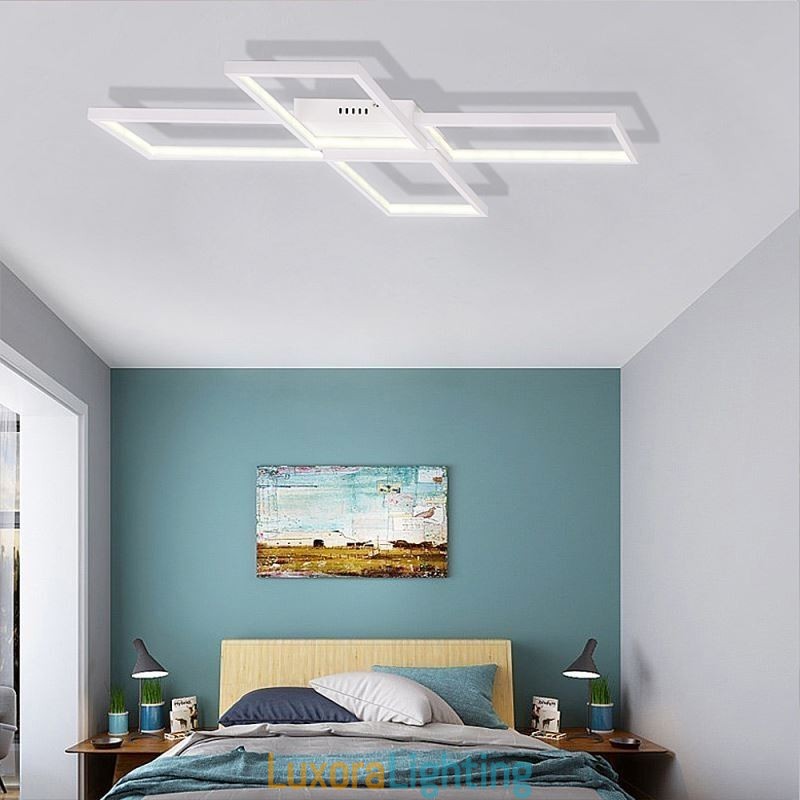 Designer Touch Decorative X Shaped Flush Mount Minimalist Acrylic Ceiling Light