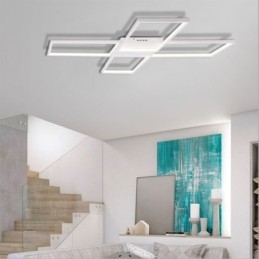 Designer Touch Decorative X Shaped Flush Mount Minimalist Acrylic Ceiling Light