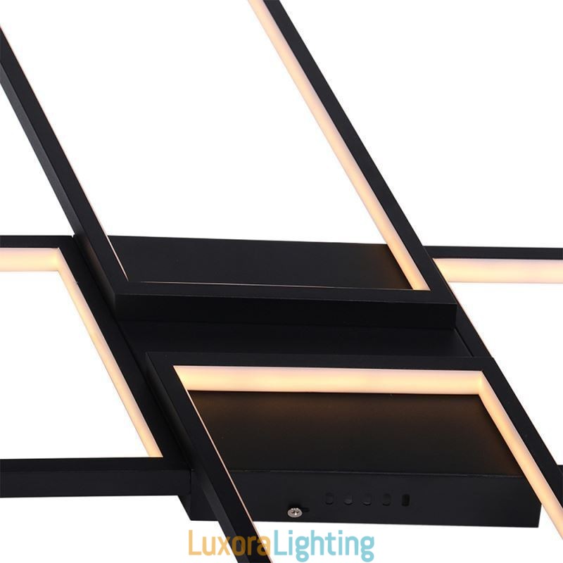 Designer Touch Decorative X Shaped Flush Mount Minimalist Acrylic Ceiling Light