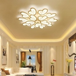 Designer Touch Decorative Modern Simple Flush Mount Acrylic Petal Shape Ceiling Light