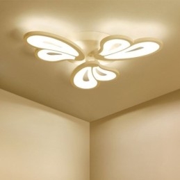 Designer Touch Decorative Modern Simple Flush Mount Acrylic Petal Shape Ceiling Light