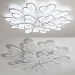 Designer Touch Decorative Modern Simple Flush Mount Acrylic Petal Shape Ceiling Light