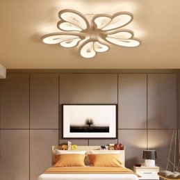 Designer Touch Decorative Modern Simple Flush Mount Acrylic Petal Shape Ceiling Light
