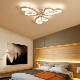 Designer Touch Decorative Modern Simple Flush Mount Acrylic Petal Shape Ceiling Light
