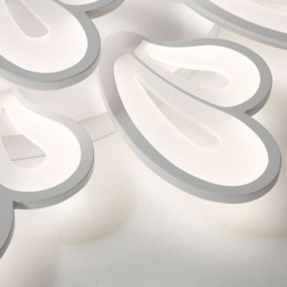 Designer Touch Decorative Modern Simple Flush Mount Acrylic Petal Shape Ceiling Light