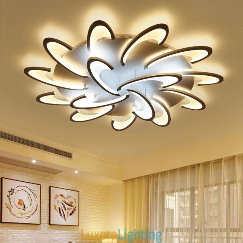 Designer Touch Decorative Modern Simple Flush Mount Acrylic Windmill Ceiling Light