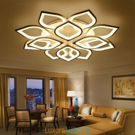 Designer Touch Decorative Modern Simple Flush Mount Acrylic Petal Ceiling Light