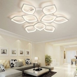 Designer Touch Decorative Modern Simple Flush Mount Acrylic Petal Ceiling Light