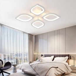 Designer Touch Decorative Modern Simple Flush Mount Acrylic Petal Ceiling Light