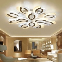 Designer Touch Decorative Modern Simple Flush Mount Acrylic Heart Shape Ceiling Light