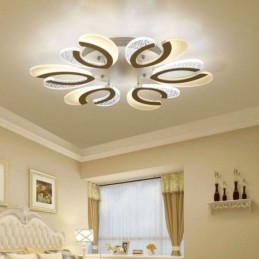 Designer Touch Decorative Modern Simple Flush Mount Acrylic Heart Shape Ceiling Light