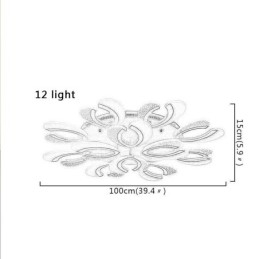 Designer Touch Decorative Modern Simple Flush Mount Acrylic Heart Shape Ceiling Light