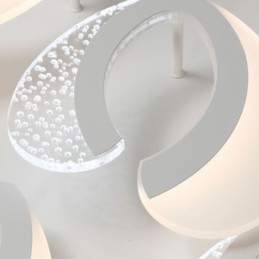 Designer Touch Decorative Modern Simple Flush Mount Acrylic Heart Shape Ceiling Light