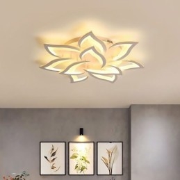Designer Touch Decorative Modern Simple Flush Mount Acrylic Sunflower Shaped Ceiling Light