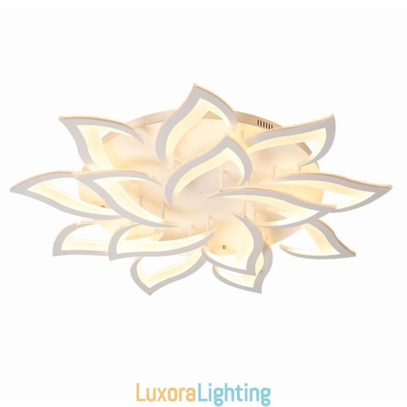 Designer Touch Decorative Modern Simple Flush Mount Acrylic Sunflower Shaped Ceiling Light