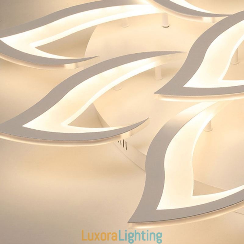 Designer Touch Decorative Modern Simple Flush Mount Acrylic Sunflower Shaped Ceiling Light