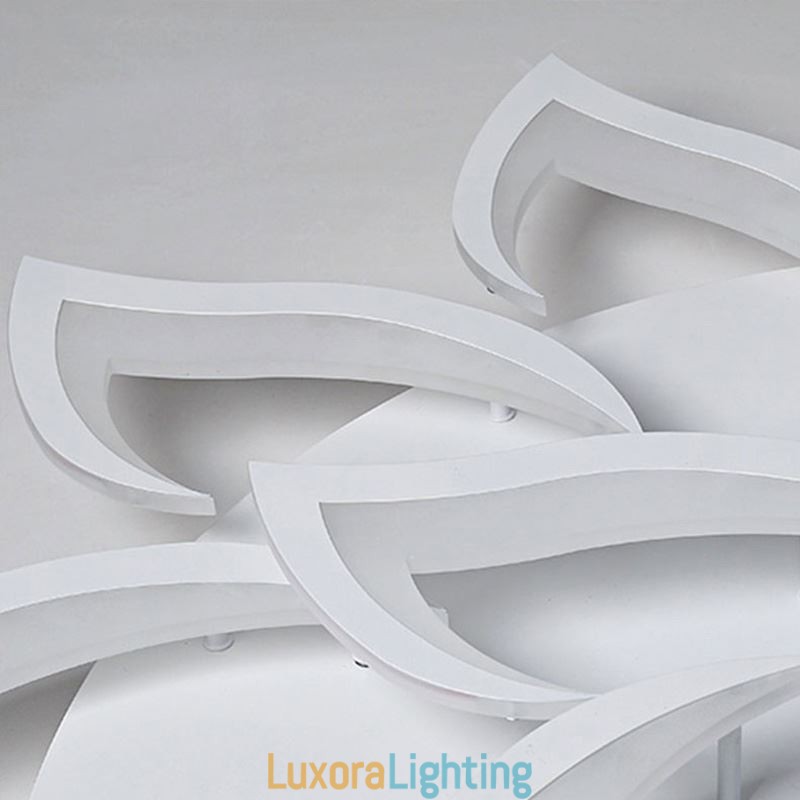 Designer Touch Decorative Modern Simple Flush Mount Acrylic Sunflower Shaped Ceiling Light