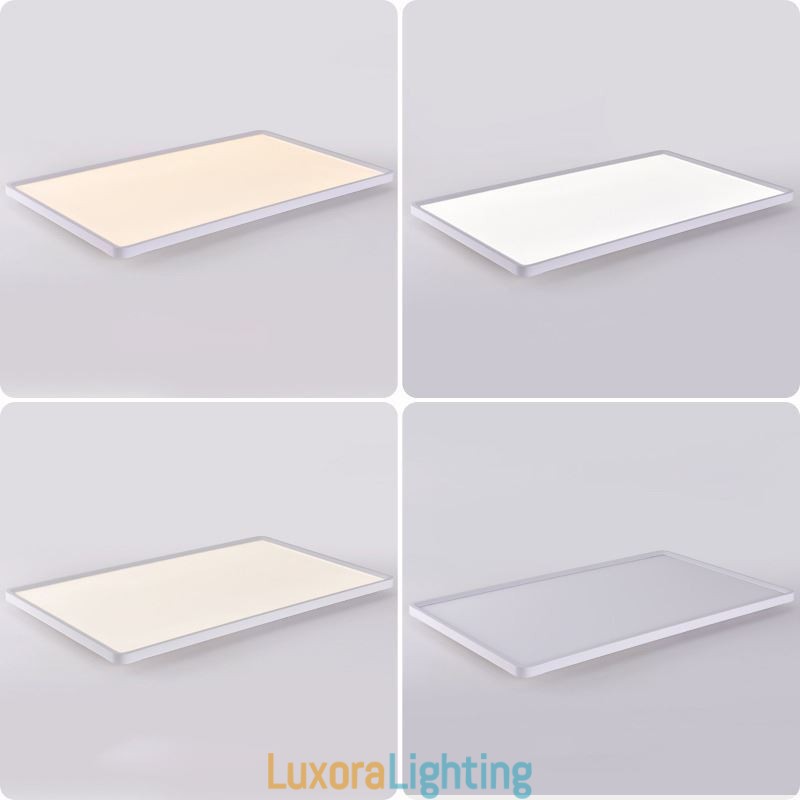 Designer Touch Decorative Nordic Panel Light Flush Mount Super Thin Lamp White Ceiling Light