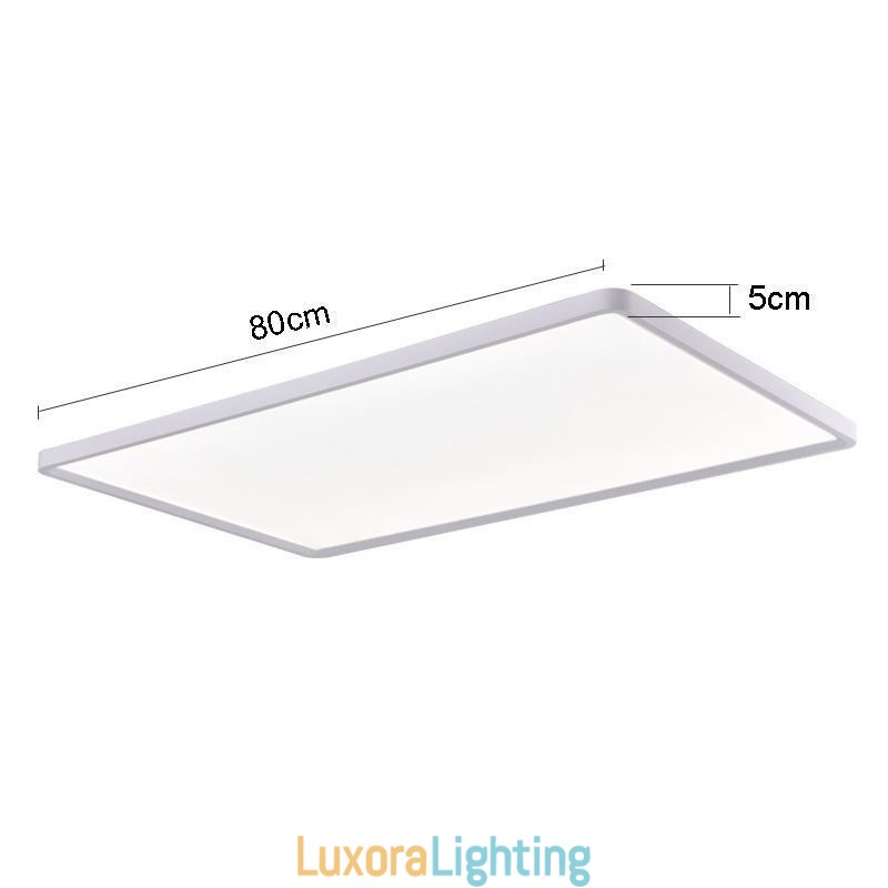 Designer Touch Decorative Nordic Panel Light Flush Mount Super Thin Lamp White Ceiling Light