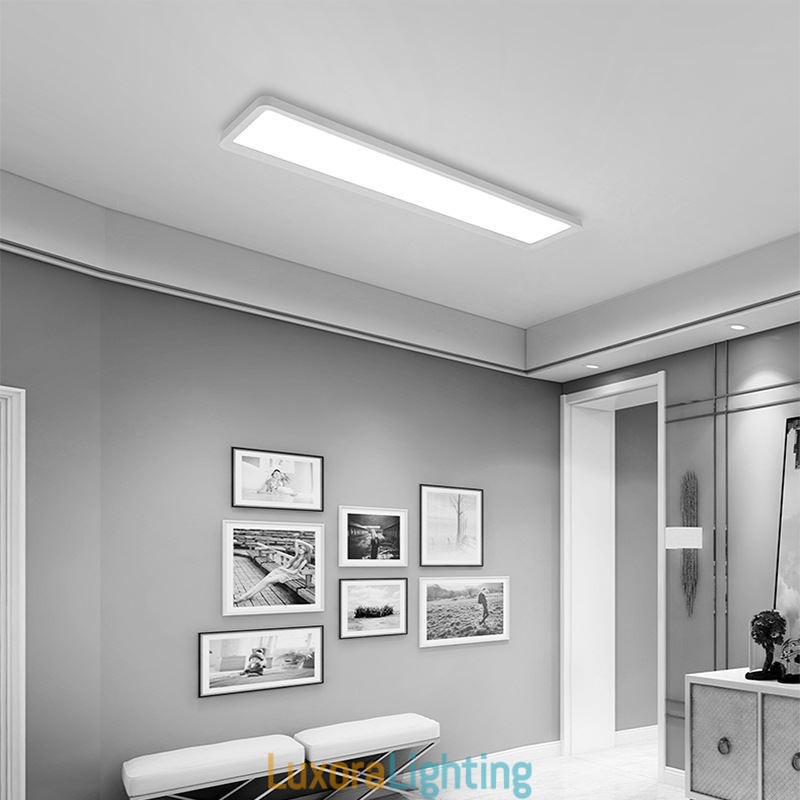 Designer Touch Decorative Panel Flush Mount Nordic Super Thin Rectangle Ceiling Light Home Lighting Light