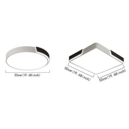 Designer Touch Decorative Modern Simple Flush Mount Circular Ceiling Light
