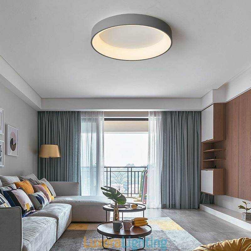 Designer Touch Decorative Flush Mount Modern Round Ceiling Light Energy Saving Lamp