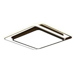 Designer Touch Decorative Modern Simple Flush Mount Geometric Ceiling Light Square Frame Lamp Light
