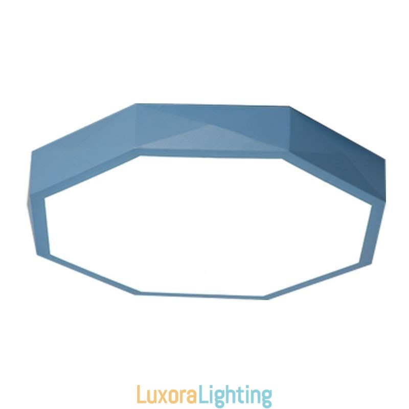 Designer Touch Decorative Modern Flush Mount Special Hexagon Design Ceiling Light Ultra Thin Lamp Light