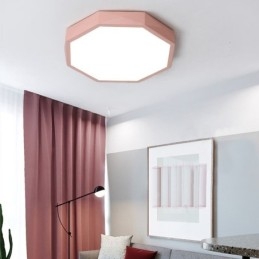 Designer Touch Decorative Modern Flush Mount Special Hexagon Design Ceiling Light Ultra Thin Lamp Light