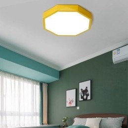Designer Touch Decorative Modern Flush Mount Special Hexagon Design Ceiling Light Ultra Thin Lamp Light