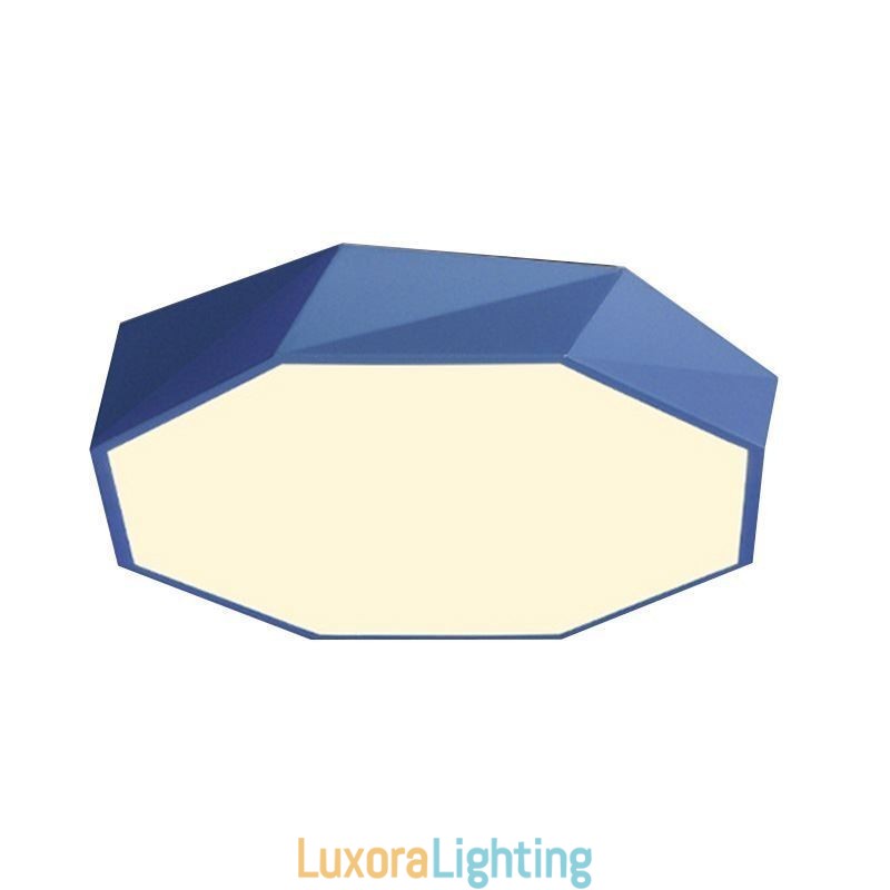 Designer Touch Decorative Modern Flush Mount Special Octagon Design Ceiling Light Ultra Thin Lamp Light