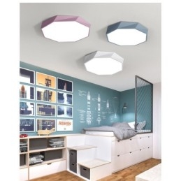 Designer Touch Decorative Modern Flush Mount Special Octagon Design Ceiling Light Ultra Thin Lamp Light