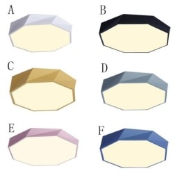 Designer Touch Decorative Modern Flush Mount Special Octagon Design Ceiling Light Ultra Thin Lamp Light