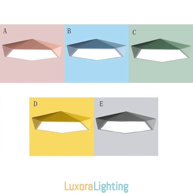 Designer Touch Decorative Modern Flush Mount Diamond Design Ceiling Light Ultra Thin Home Lighting Light