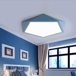 Designer Touch Decorative Modern Flush Mount Diamond Design Ceiling Light Ultra Thin Home Lighting Light