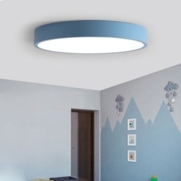 Designer Touch Decorative Modern Flush Mount Round Ceiling Light Ultra Thin Home Lighting Light