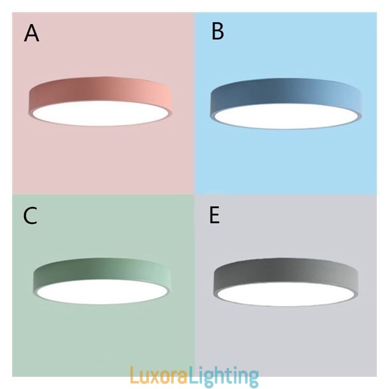 Designer Touch Decorative Contemporary Flush Mount Ultra Thin Ceiling Light Round Lamp Light
